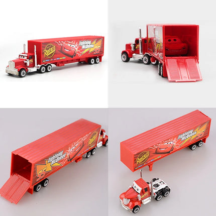 7Pcs/Set  Pixar Car 3 Lightning M/C/Queen Jackson Storm Mack Truck 1:55 Diecast Metal Car Model Toy Boy Christmas Gift
