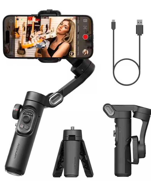 Estabilizador de mano para Smartphones (3 ejes)