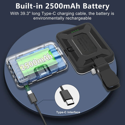 60 LED Video Light Fill Light Rechargeable 2500 Mah Ajusted 3 Light Modes CRI95 Portable Mini Selfie Light 2500-9000K