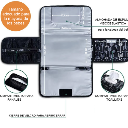 Cambiador portátil para bebés