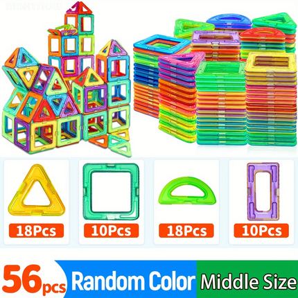 Magnetic Blocks Building，Improve Creativity Hands-On Ability 3D Puzzle Design Toy, for 3 - 6 Years Old Birthday Halloween Gift