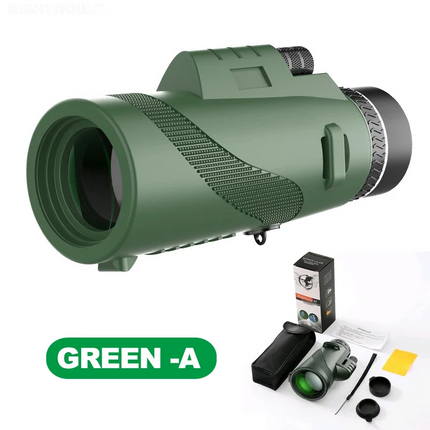 80X100 Portable Zoom HD 5000M Telescope Folding Long Distance Mini Powerful Telescope for Hunting Sports Outdoor Camping Travel