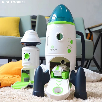 DGG Reviso y dio OK ----> Puzzle Acousto Optic Space Toys Space Model Air Force Shuttle Space Station Rocket Aviation Series Toy Forkids Christmas Gift
