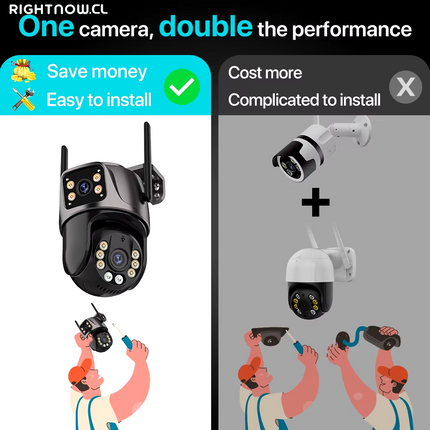 Cámara PTZ 4K 8MP HD Wifi