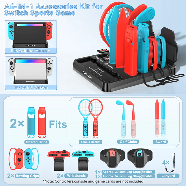 Kit 15en1 para Nintendo Switch/Switch OLED Sports Game