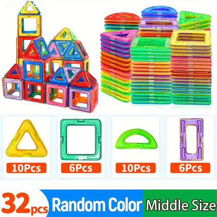 Magnetic Blocks Building，Improve Creativity Hands-On Ability 3D Puzzle Design Toy, for 3 - 6 Years Old Birthday Halloween Gift