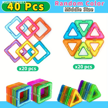 Magnetic Blocks Building，Improve Creativity Hands-On Ability 3D Puzzle Design Toy, for 3 - 6 Years Old Birthday Halloween Gift