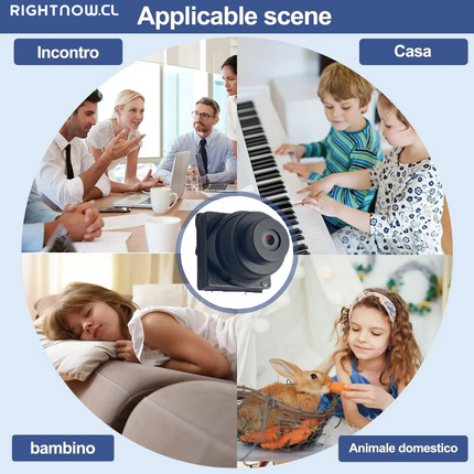 Tuya Full HD Mini DIY Wireless Security Camera 115° Wide Angle Motion Detection Auto Alarm Remote View for Home Surveillance