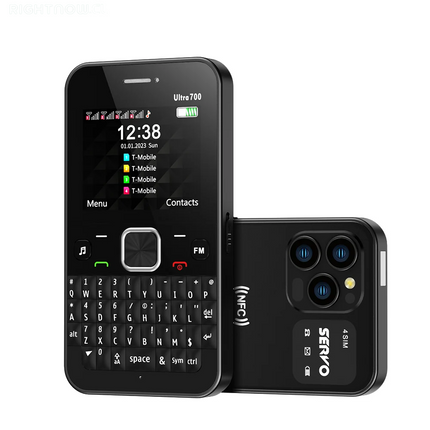 Ultra700 4SIM Card Qwerty Mobile Phone NFC Access Control Speed Dial Blacklist TYPE-C GSM Cellular Full Keyboard Cellphone