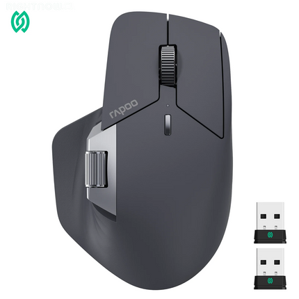 MT760PRO Wireless Mouse Nearlink + Bluetooth 5.0 Multi-Device 12000 DPI 2K Polling Rate Ergo for Work Gaming Quiet Clicks