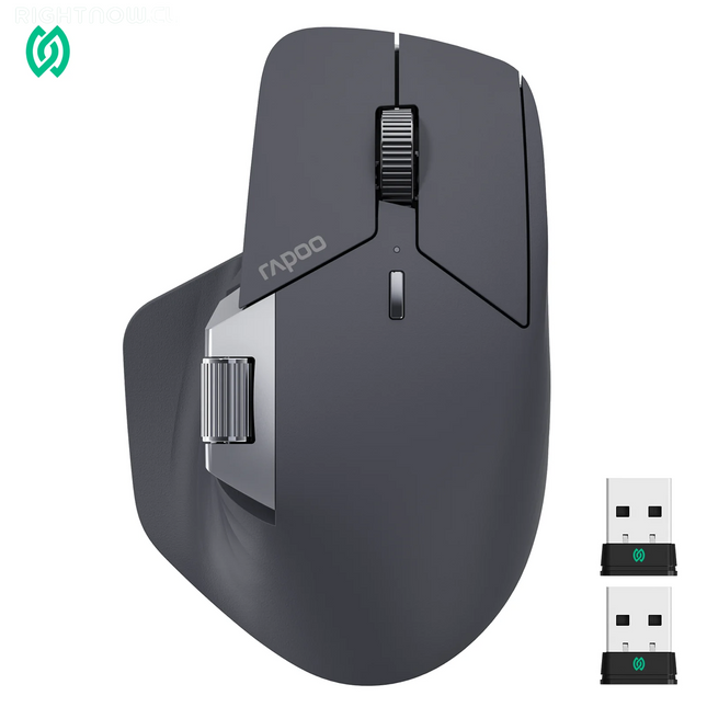 MT760PRO Wireless Mouse Nearlink + Bluetooth 5.0 Multi-Device 12000 DPI 2K Polling Rate Ergo for Work Gaming Quiet Clicks