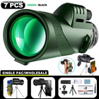 80X100 Portable Zoom HD 5000M Telescope Folding Long Distance Mini Powerful Telescope for Hunting Sports Outdoor Camping Travel