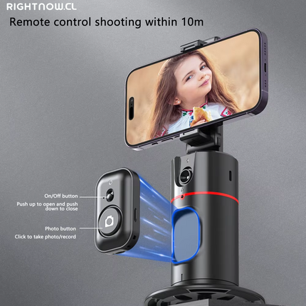 Auto Tracking Smart Shoot Robot Cameraman 360 Face Phone Holde AI Shooting Selfie Stick Gimbal Stabilizer for Vlog Live Video