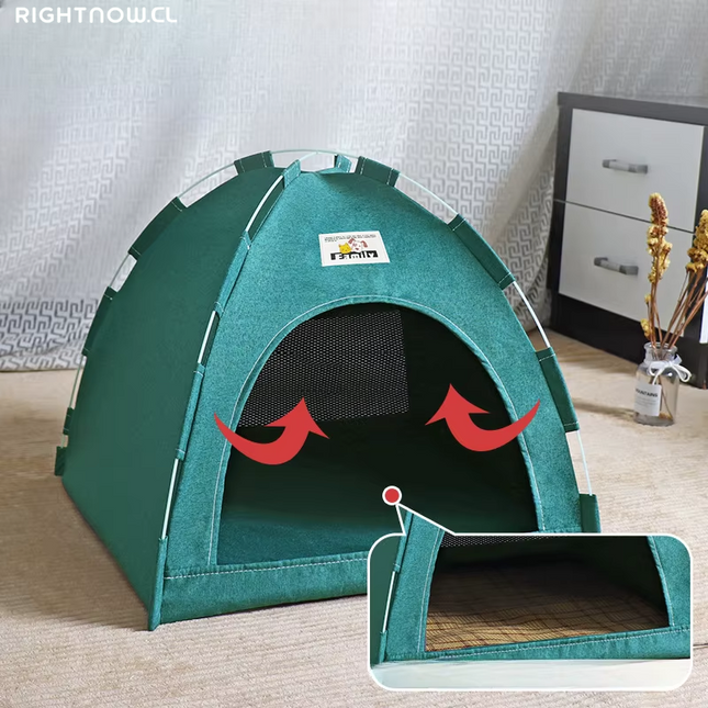 Foldable Cat House Pet Tent Four Seasons Universal Cat and Dog Pet Nest Summer Cool Mat Outdoor Portable Foldable Breathable