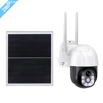 Wifi PTZ Camera Outdoor Wireless Solar IP Camera 4MP HD Built-In Battery Video Surveillance Camera Long Time Standby Icsee APP