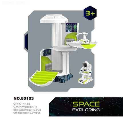 DGG Reviso y dio OK ----> Puzzle Acousto Optic Space Toys Space Model Air Force Shuttle Space Station Rocket Aviation Series Toy Forkids Christmas Gift