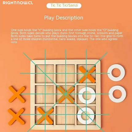 Juego de Mesa Montessori de Madera