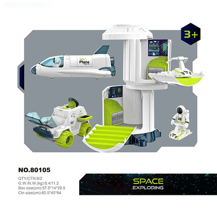 DGG Reviso y dio OK ----> Puzzle Acousto Optic Space Toys Space Model Air Force Shuttle Space Station Rocket Aviation Series Toy Forkids Christmas Gift