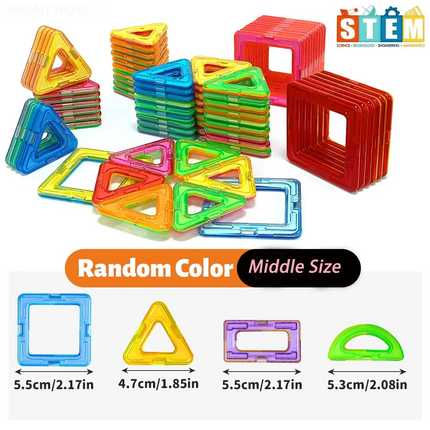 Magnetic Blocks Building，Improve Creativity Hands-On Ability 3D Puzzle Design Toy, for 3 - 6 Years Old Birthday Halloween Gift