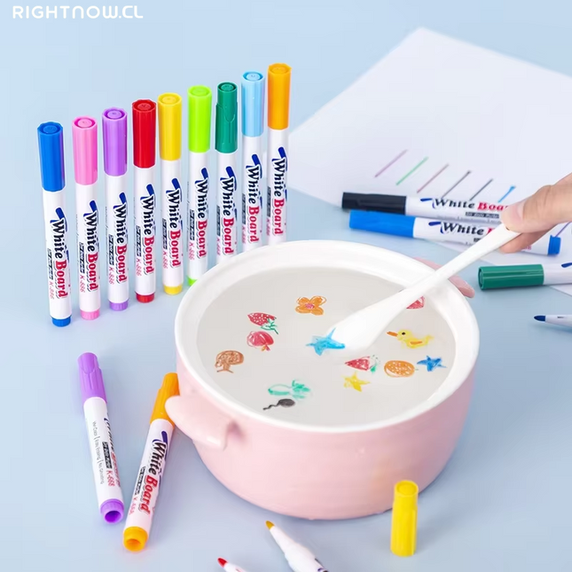 Marcadores Mágicos para Dibujar en el agua