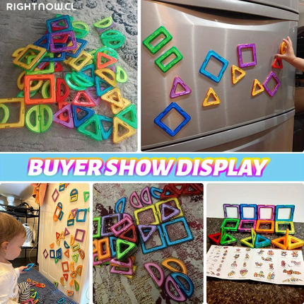 Magnetic Blocks Building，Improve Creativity Hands-On Ability 3D Puzzle Design Toy, for 3 - 6 Years Old Birthday Halloween Gift