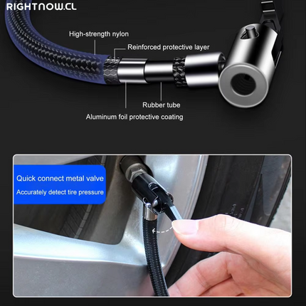 Compresor de aire recargable portátil