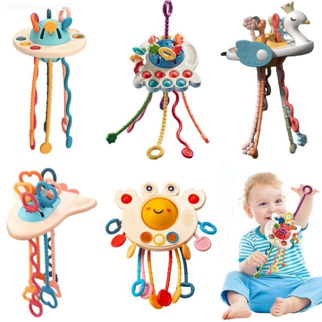 Juguete Montessori Sensorial para el Desarrollo del Bebé