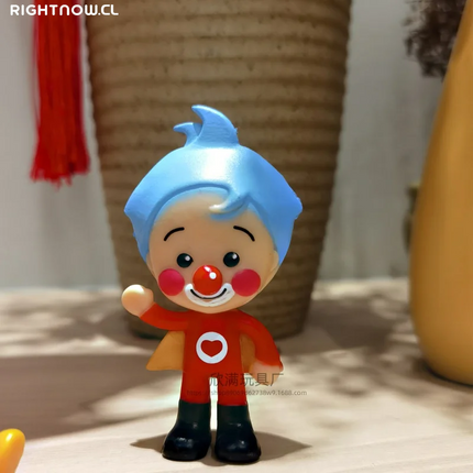 DGG reviso y dio OK ----> 6Pcs/Set Cute Plim Clown Anime Figure Toy PVC Enlightenment Education Model Dolls for Children Gift Desk Decorations