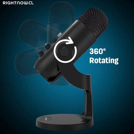 USB Microphone for PC Mac Gaming Recording Stream Podcast, Computer Condenser Mic with Phone Adapter Headphone Output