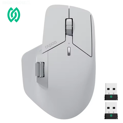 MT760PRO Wireless Mouse Nearlink + Bluetooth 5.0 Multi-Device 12000 DPI 2K Polling Rate Ergo for Work Gaming Quiet Clicks