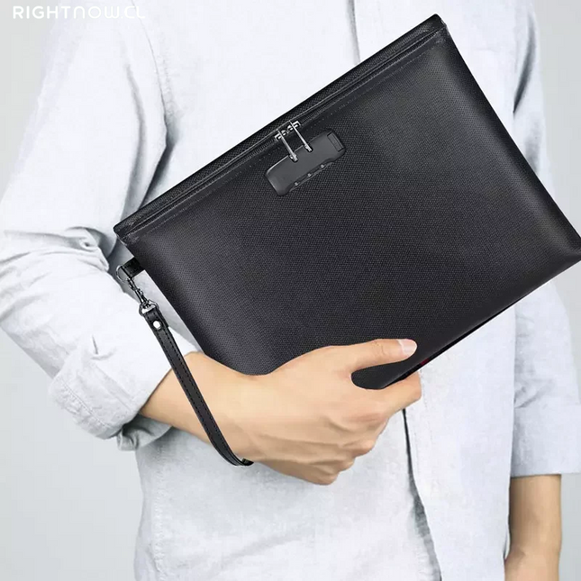 Bolsa Ignífuga de Seguridad con Cierre y Candado