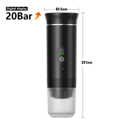 Cafetera de Viaje 3 en 1 para Cápsulas y Café Molido