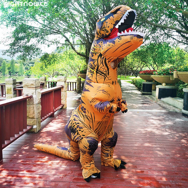 Disfraz Inflable de Dinosaurio para Adulto y Niño